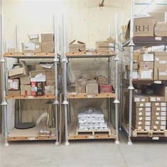 Racks de paletes de empilhamento